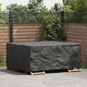 vidaXL Capa para móveis de exterior Preto 200 x 160 x 70 cm 210D