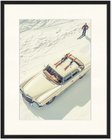 Quadro emoldurado Snow Stop