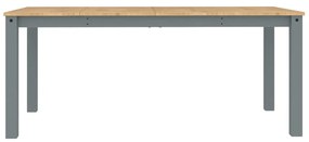 Mesa de jantar Panama 180x90x75 cm pinho maciço cinzento