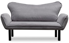 Sofá Cama "Chatto" – Cinzento  – 180x65x70 cm – Design Moderno