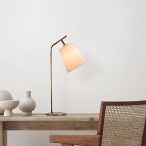Candeeiro de Mesa Salihini – Branco – 16 x 28 cm
