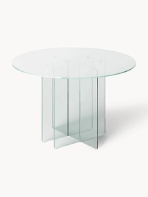 Mesa de jantar redonda de vidro Anouk, Ø 120 cm