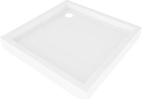 Mexen Flow+ base de duche quadrada 100 x 100 cm, branco brilhante - 46S101010H