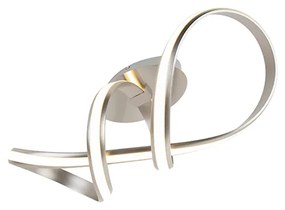 Candeeiro de teto design em aço regulável com LED incluído - Viola Due