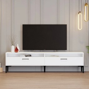 Unidade de TV Istanbul – Branco – 180x35x47 cm