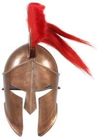 Capacete de soldado grego réplica LARP aço cor cobre