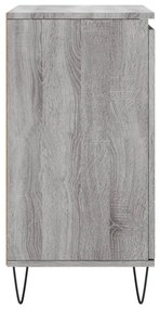 Aparador 60x35x70 cm derivados de madeira cinzento sonoma
