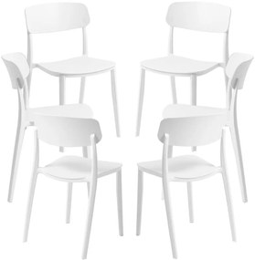 Pack 6 Cadeiras Bri - Branco
