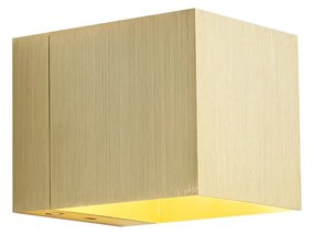 Candeeiro de Parede Dourado Incl. LED e Dimmer de Toque Recarregável - Joris Moderno