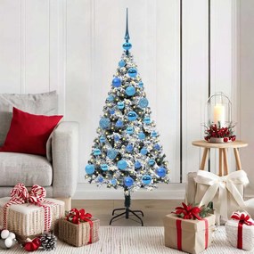 vidaXL Árvore de Natal Artificial Verde 120 cm PVC, Aço e Plástico