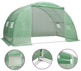 vidaXL Estufa 8 m² 2x4x2 m