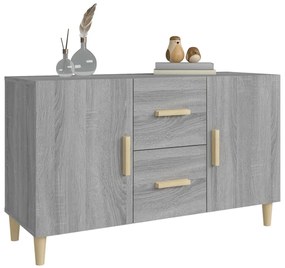 Aparador 100x36x60 cm derivados de madeira cinzento sonoma
