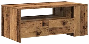 Mesa de Centro em Madeira Velha 102x55x43,5 cm em Madeira Engenharia