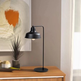 Candeeiro de Mesa Berceste – Preto – 19 x 30 cm