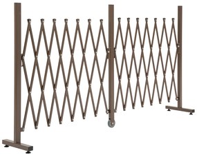 Vedação Extensível de Jardim em Alumínio e Aço – 405x31x103,5 cm | Cer