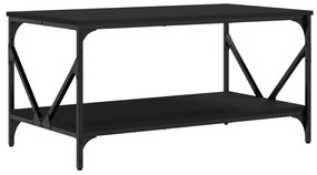 Mesa de centro 90x50x45 cm derivados madeira preto