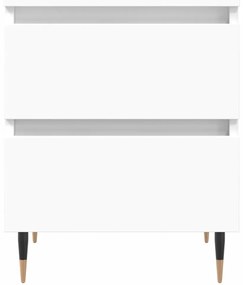 Mesa de cabeceira 40x35x50 cm derivados de madeira branco