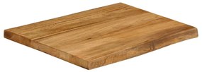 Tampo de mesa c/ borda viva 80x80x2,5 cm mangueira maciça