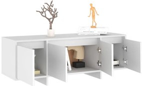 Móvel de TV 120x30x40,5 cm derivados de madeira branco