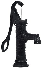 43867 vidaXL Bomba de água manual para jardim em ferro fundido
