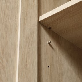 HOMCOM Aparador de Sala de Estar com 2 Portas de Rede e Prateleiras Ajustáveis Armário para Sala de Estar Escritório Dormitório Estilo Cannage Anti-Tombo 73x41x102cm Madeira
