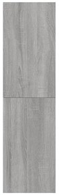 Móveis p/ TV de parede 2 pcs 30,5x30x110 cm cinzento sonoma