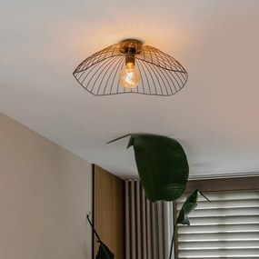 Candeeiro de teto design preto 50 cm - Pua