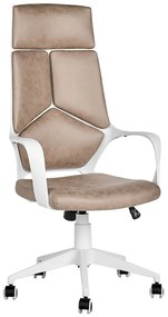 Cadeira de escritório em tecido cor de areia DELIGHT Beliani