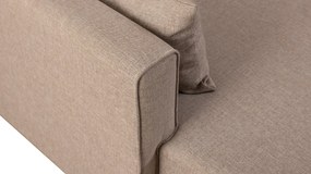 Sofá-Cama de Canto Bella – Creme – 205x85x140 cm