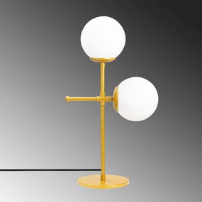 Candeeiro de Mesa Mudoni – Dourado – 15 x 30 cm
