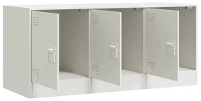 Móvel de TV 99x39x44 cm aço branco