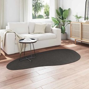 Tapete Cinzento-escuro 100 x 200 cm Poliéster