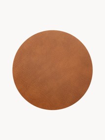 Base para copos redonda em pele Hot