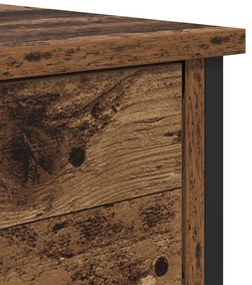 Armários de Cabeceira 2 pcs Madeira Velha 40x42x60 cm Madeira de Engen