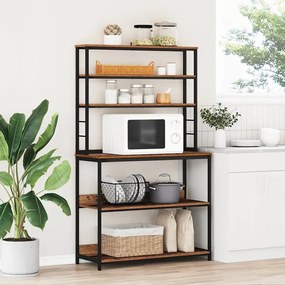 vidaXL Prateleira de Cozinha Madeira Antiga 100 x 40 x 168 cm