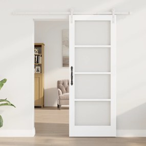 Porta Deslizante com Conjunto de Ferragens "ORKDAL" Madeira Sólida Bra