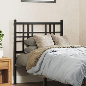 Cabeceira de cama 80 cm metal preto