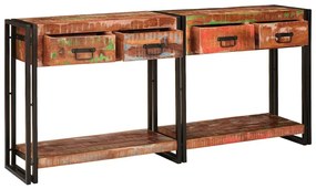 Mesas de Console (Conjunto de 2) com Gavetas - Cores Variadas, Feitas