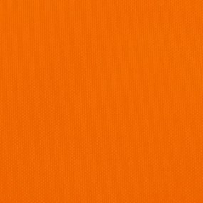 Para-sol estilo vela tecido oxford triangular 3x4x4 m laranja