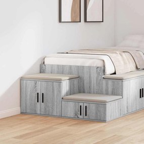 Armário de Armazenamento vidaXL Cinza Sonoma 118x41x40 cm Madeira de Engenharia