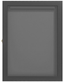HOMCOM Frame boxe Frame Moldura para Camiseta com Porta de Acrílico e Revestimento Interno de Feltro 71x6,5x89 cm Preto | Aosom Portugal