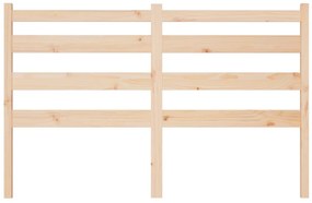Cabeceira de cama 126x4x100 cm pinho maciço