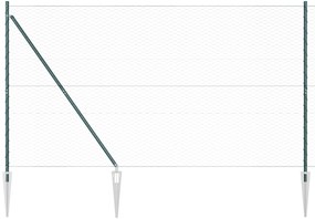 Cerca Hexagonal vidaXL Verde 1,6x10 m Aço