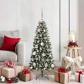 vidaXL Árvore de Natal Artificial Verde 120 cm PVC, Plástico e Aço