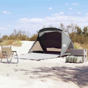Tenda de praia 2 Pessoas impermeável cinzento