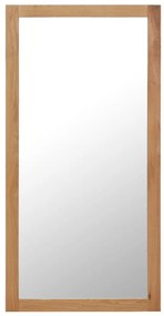 Espelho 60x120 cm madeira de carvalho maciça
