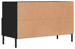 Móvel p/ TV 80x36x50 cm derivados de madeira preto