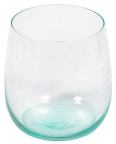 Kave Home - Copo Hanie vidro transparente e azul