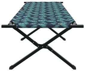 Cama de Sol Dobravel com Bolsa de Transporte Padrão de Folhas Tecido O