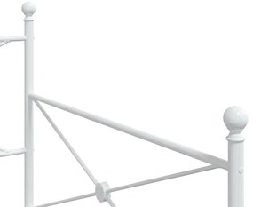 Cama de Dia sem Colchão 107x203 cm aço branco